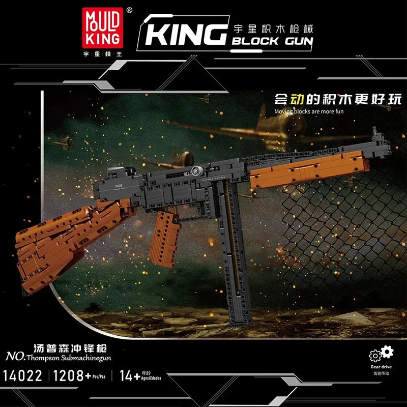 MOULD KING Creative  Desert Eagle Pistol Weapon SWAT Gun 98K MP5 Building Blocks Bricks