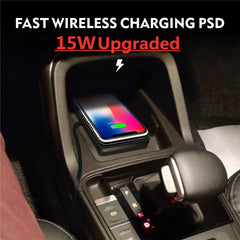 30W Car Wireless Charger Mat Silicone Non-Slip Pad for iPhone 15 14 13 12 11 X XR Samsung Xiaomi Car Phone Fast Charging Stand