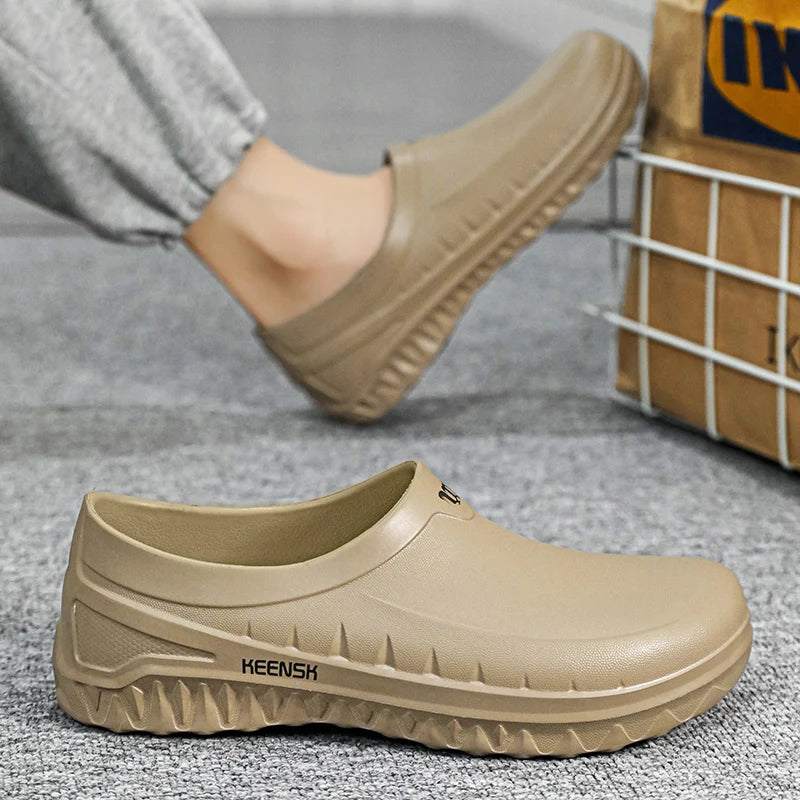 Shoes Men's Anti-slip Casual Sandals Mens Slip-on EVA Waterproof Shoes for Men Outdoor Work Shoes