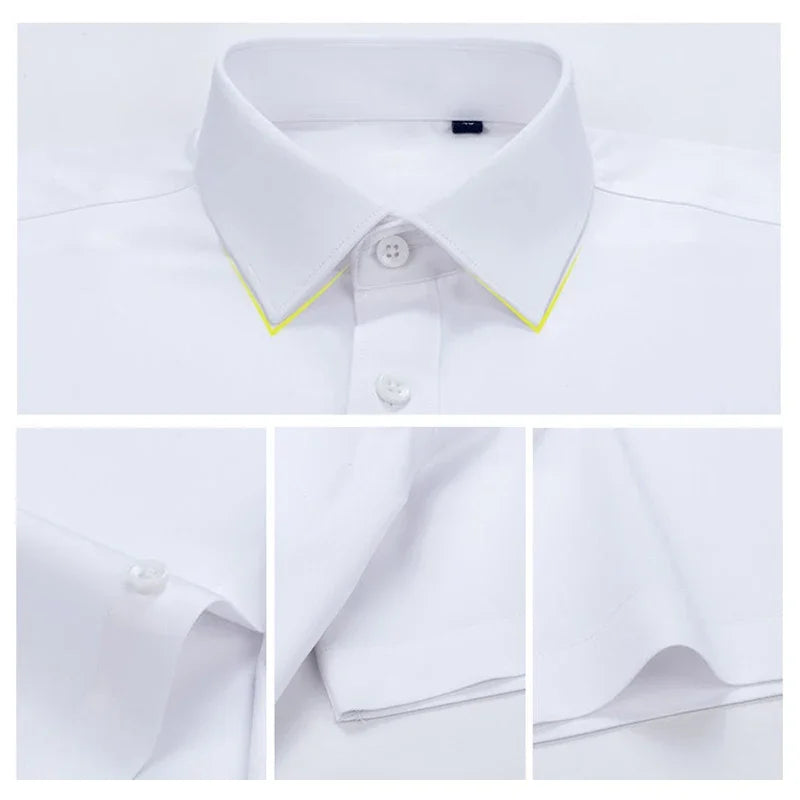 Business Formal Long-Sleeve Shirt for Social and Casual Wear