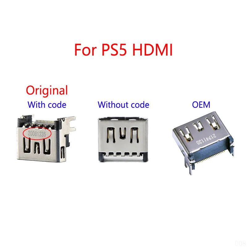 Original HD Interface For Sony PS5 HDMI-Compatible Socket Jack For Playstation 5 HDMI Port Connector