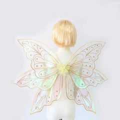 Fairy Wing Costume Elf Angel Butterfly Wings Women Girls Princess Cosplay Halloween Party Dress