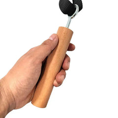 Wooden Handle Pull Up Ball Grip Finger Strengthener Exerciser