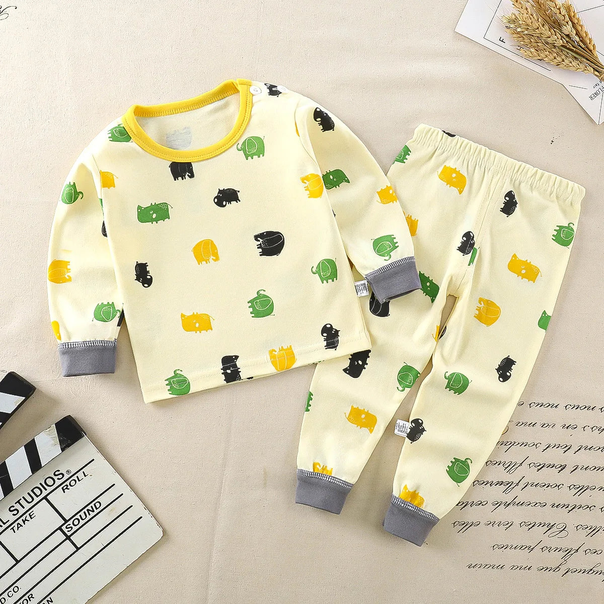 Children Kids Clothes Sets  Boys Girls Suit Pajamas Clothing