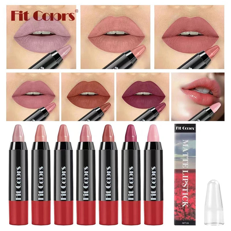 Brown Lip Long Lasting Waterproof Lipstick Lips Beauty