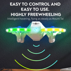 Mini Drones KF601 With Music And Lights Quadcopter Easy 360° To Control RC Helicopter Children Toys