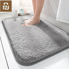 Bathroom Door Mat Super Thick Fluff Fiber Bath Mat Shower Room Rugs Mats