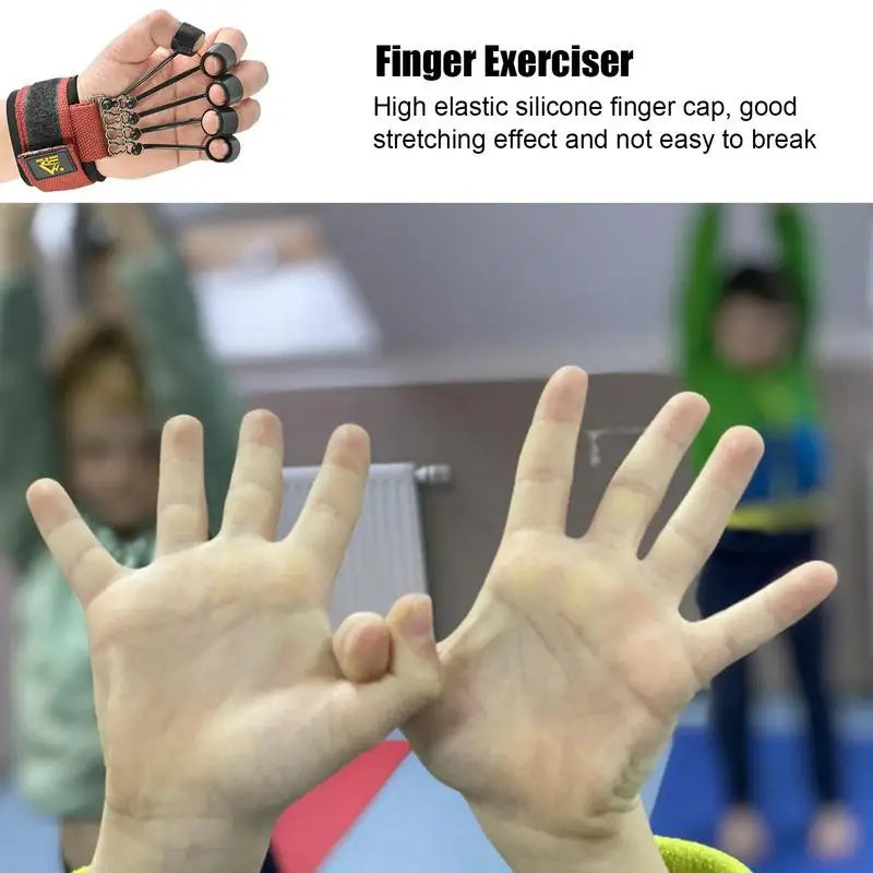 Finger Strengthener Silicone Grip Device Finger Exercise Stretcher Hand Grip Trainer