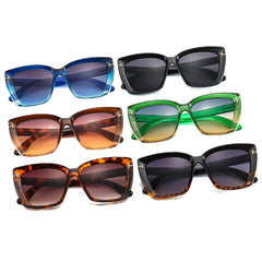 Women Fashion Brand Designer Clear Lens Eyewear Men Green Sun Glasses