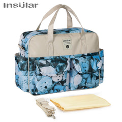 Insular Baby Diaper Bag Fashion Nappy Stroller Bag  Diaper Nursing Changing Bags