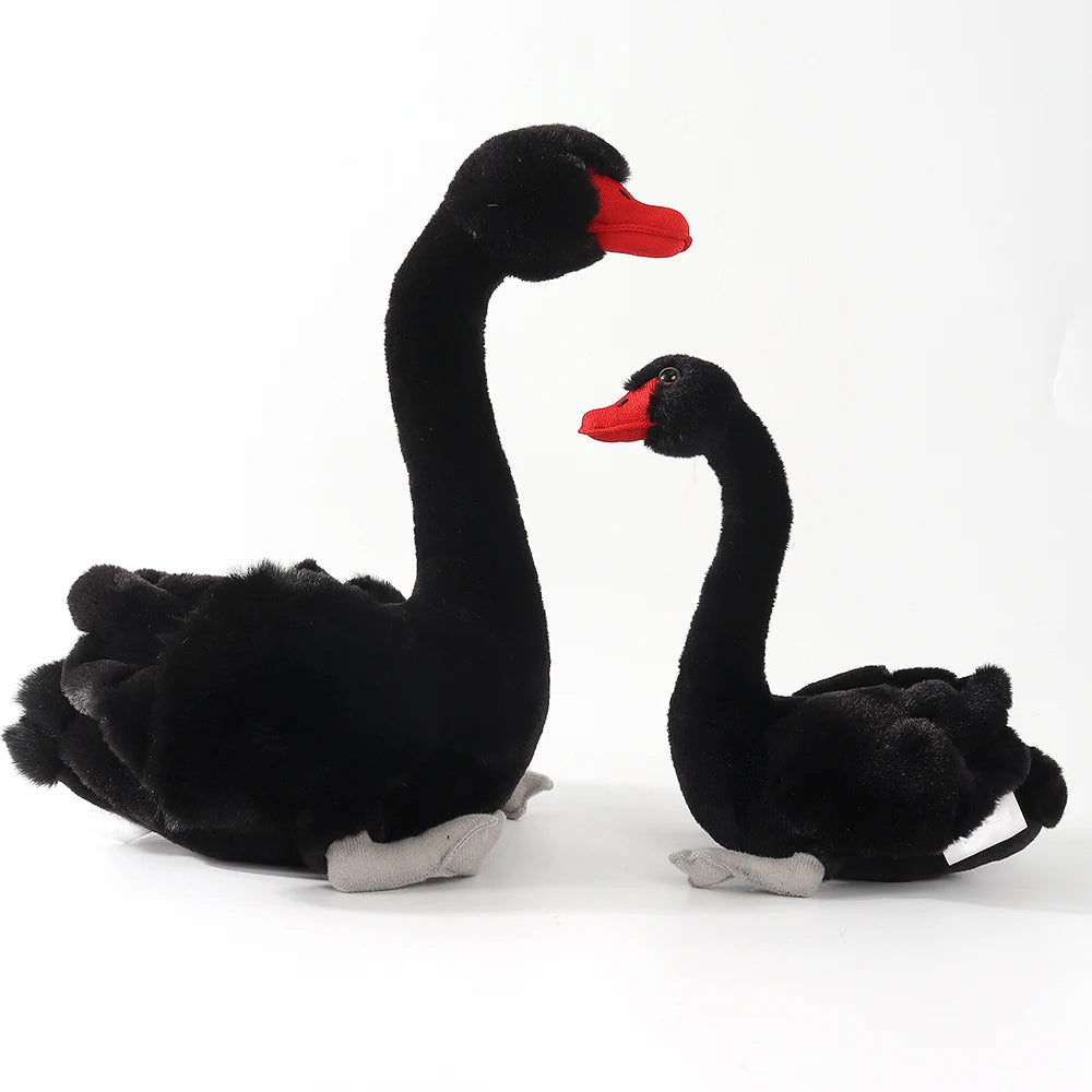 Simulated Frog Black Swan Wild Brown Duck Plush Toy Simulation Frog 13-20CM