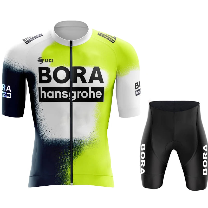 Cycling Clothes Man Summer 2024 Men's Clothing UCI BORA Bicycle Jersey Bike Mtb Male Sports Professional Shirt Jumper Bib Suit