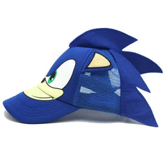 Cartoon Printed Baseball Cap Sonic The Hedgehog High-value Children Adult Parent-child Breathable Mesh Sunshade Sunscreen Hat