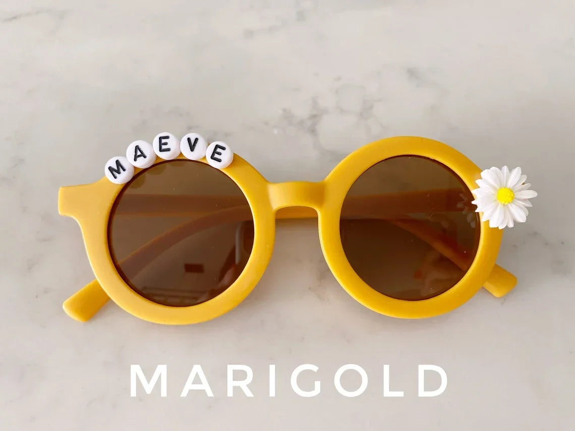 Kids Personalized Name Sunglasses Toddler Sunglass Birthday Gift Baby Girl Gifts Sun Protection Outdoor Eyewear  Party Favors