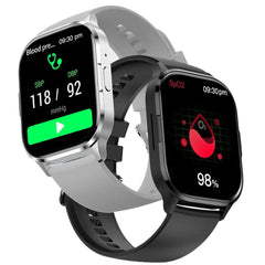 Men's and Women's Bluetooth Call Couple Smart Watch Android Compatible Apple Fitness Sports Electronic Watch