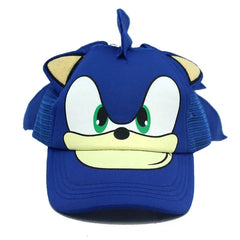 Cartoon Printed Baseball Cap Sonic The Hedgehog High-value Children Adult Parent-child Breathable Mesh Sunshade Sunscreen Hat