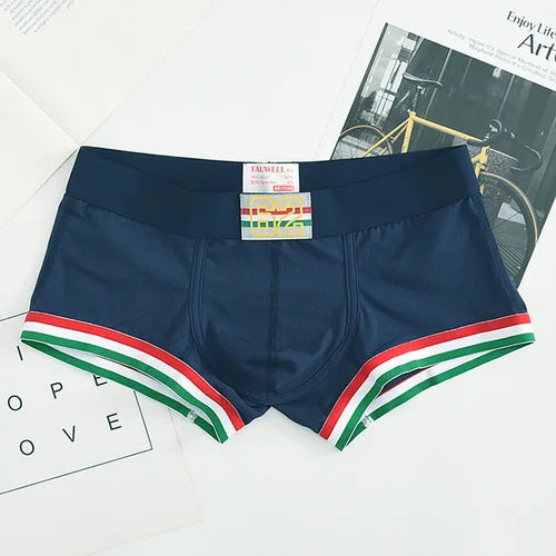 British style cotton underwear men's luxurious personality letters Boxer pants youth trend breathable low rise Boxer