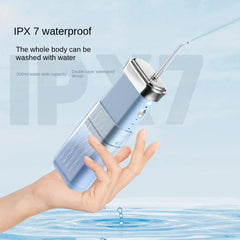 Oral Irrigator USB Rechargeable Capsule Water Flosser Dental Pick Waterproof Cleaner Mouth Washing Machine