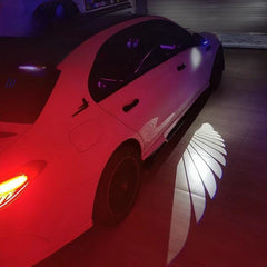 Car Angel Wings Welcome Light Rearview Mirror Welcome Light Angel Wings Carpet Projection