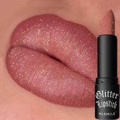 Glitter Diamonds Matte Lipstick Waterproof Long Last Color Rendering Non-stick Cup Nude Red Lipsticks