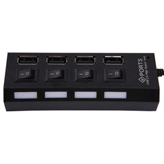 USB Splitter 4 Port Multiple Expander Docking Stations USB 2.0 Type C Hub OTG Adapter for Laptop