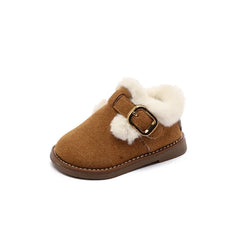 Autumn Winter Children Shoes Baby Girls Boys Snow Boots Soft Sole Non-slip Infant Toddler Shoes Outdoor Kids Casual Plush Boots