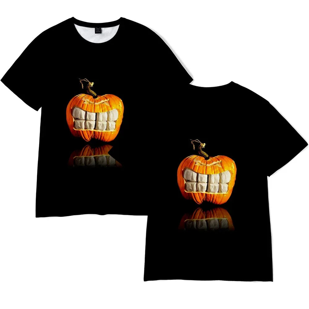 T-shirts Halloween pumpkin Head 3D Print  Summer T Shirt