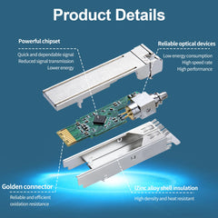 1.25 SFP and 10G SFP+ Fiber Optical Transceiver Module Multi Single Mode BIDI 500m-20km DDM for Cisco UBNT Mikrotik Netgear