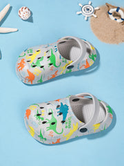 Summer Boys Fashion Leisure Outdoor Beach Dinosaur Hole Shoes