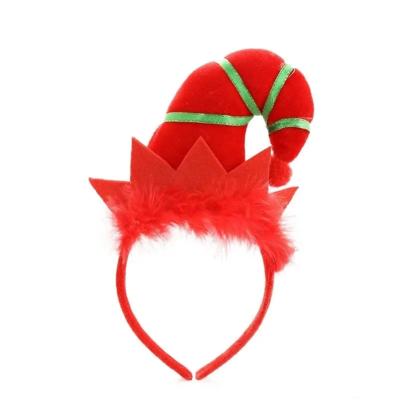 Christmas Elf Hat Headbands Lighted Elf Costume Headband Hair Accessories