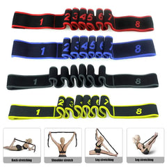 Yoga Belt Fitness Equipment Pull Rope Pilates Tension Band Stretch Belt Yoga Pull Strap