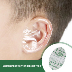 Baby Waterproof Ear Stickers Bath Swimming Infant Newborn Ear Care Paste(Transparent ) Nursing Ear Paste Baby Supplies