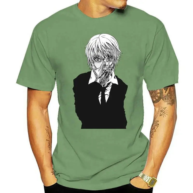 Hunter X Hunter Anime Kurapika Last Kurta Clan Men'S T Shirt Black Top Quality Cool Casual Tee Shirt