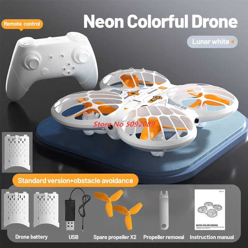 Intelligent Obstacle Avoidance Drones With 4K HD Camera Mini Drone Led Light Foldable Quadcopter Dron Toy