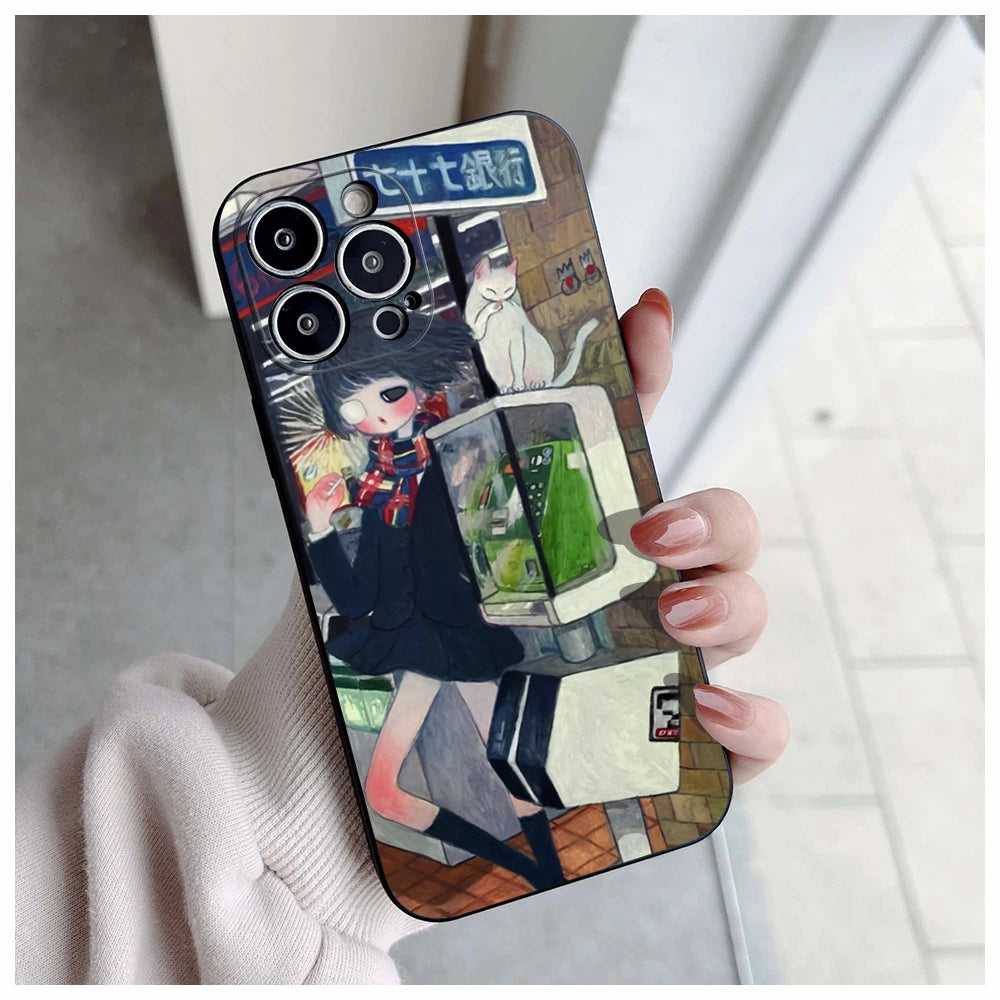 For IPhone 15 Pro Max Selling Aya Takano Mobile Phone Case For IPhone11 12 13 14Pro