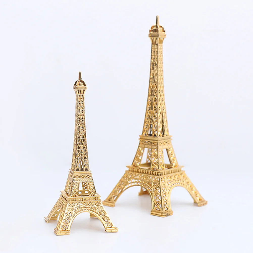 Vintage Eiffel Tower Statue Desktop Decor Iron Eiffel Tower Unique Office Decoration