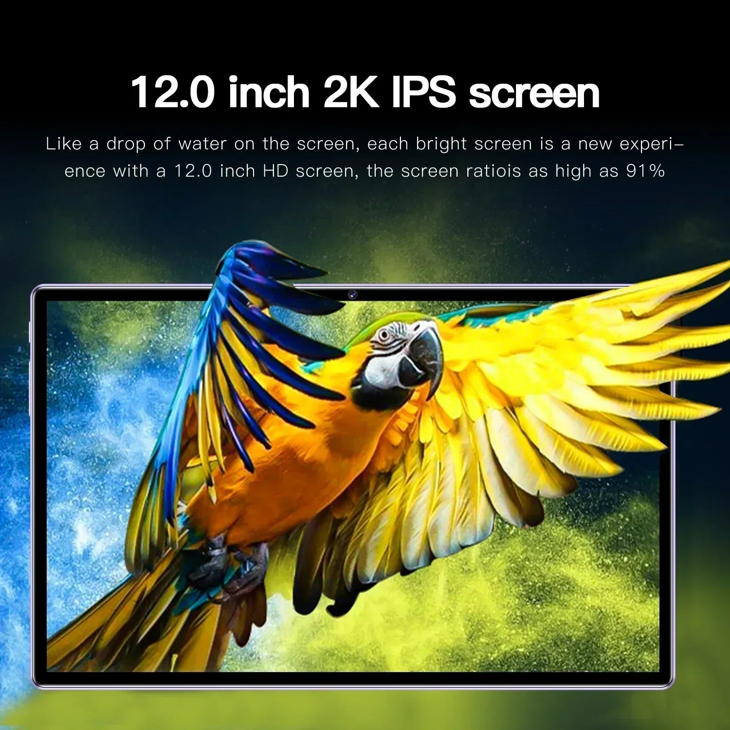 Global12.0inch IPS Display Tablet P60Pro 16GB+1TB Android13 Google Play 5G Dual Sim 8800mAh Original Tablet Support Language