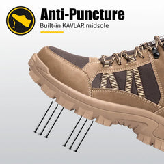 Men's Sneakers Indestructible Puncture-Proof Work Shoes Steel Toe Shoes Boots Fashion