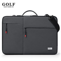 GOLF Professional Laptop Bag with Shoulder Strap Executive Briefcase Man Shockproof notebook 15.6 Handbag