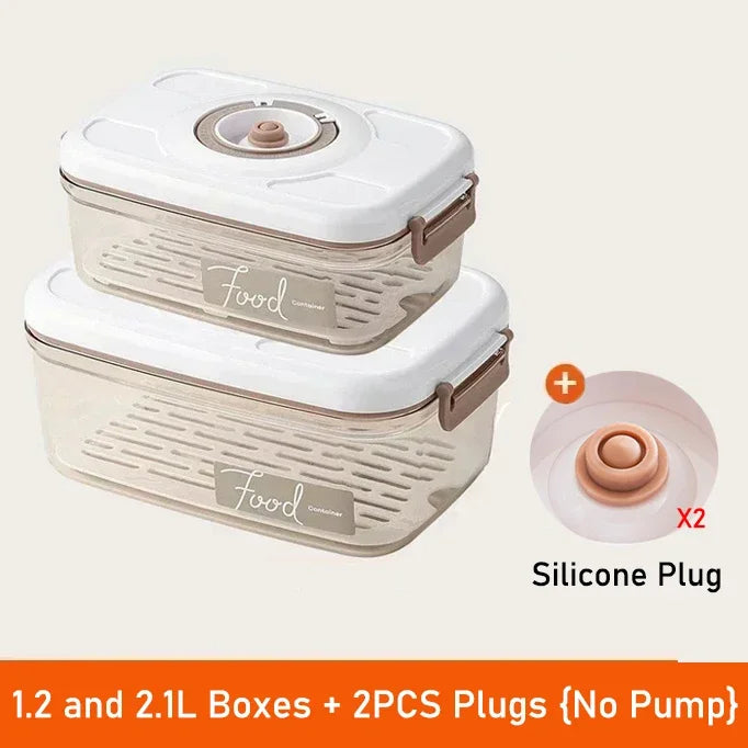 Vacuum Food Storage Box Fresh-Keeping Canister Sealed Storage Container