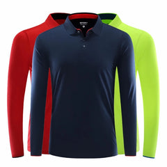 Long-Sleeved Polo Shirt Quick-Drying Sport T-Shirt Breathable Summer Wear Jersey