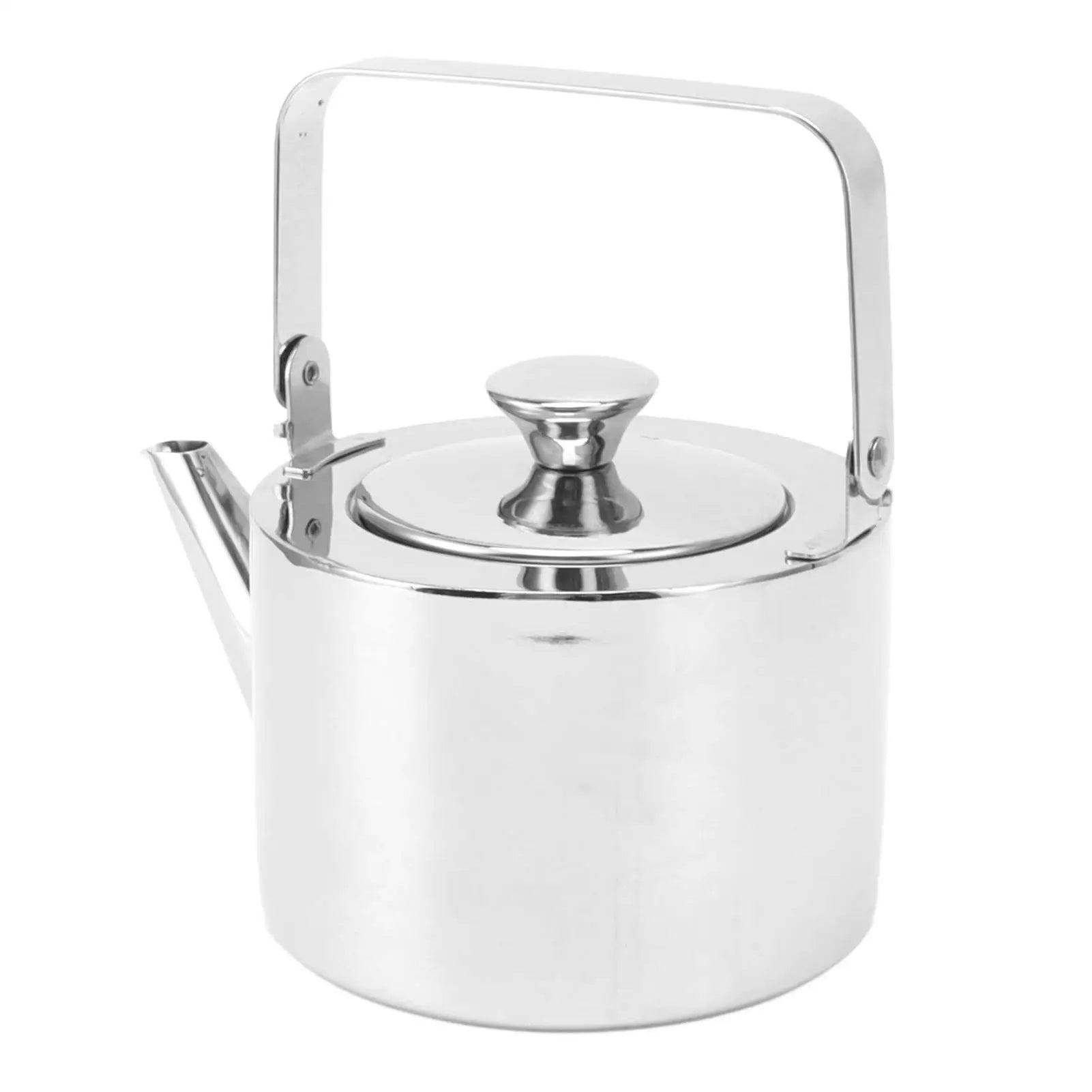 Rustproof Stainless Steel Whistling Teapot with Strainer – Easy Clean, Fast Heating Kettle for home Use, Mirror Finish