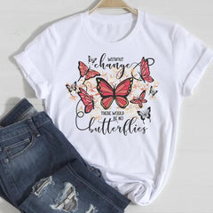 Printed Dress Blouse Women's T-shirt Graphic T Shirts  Women Clothing