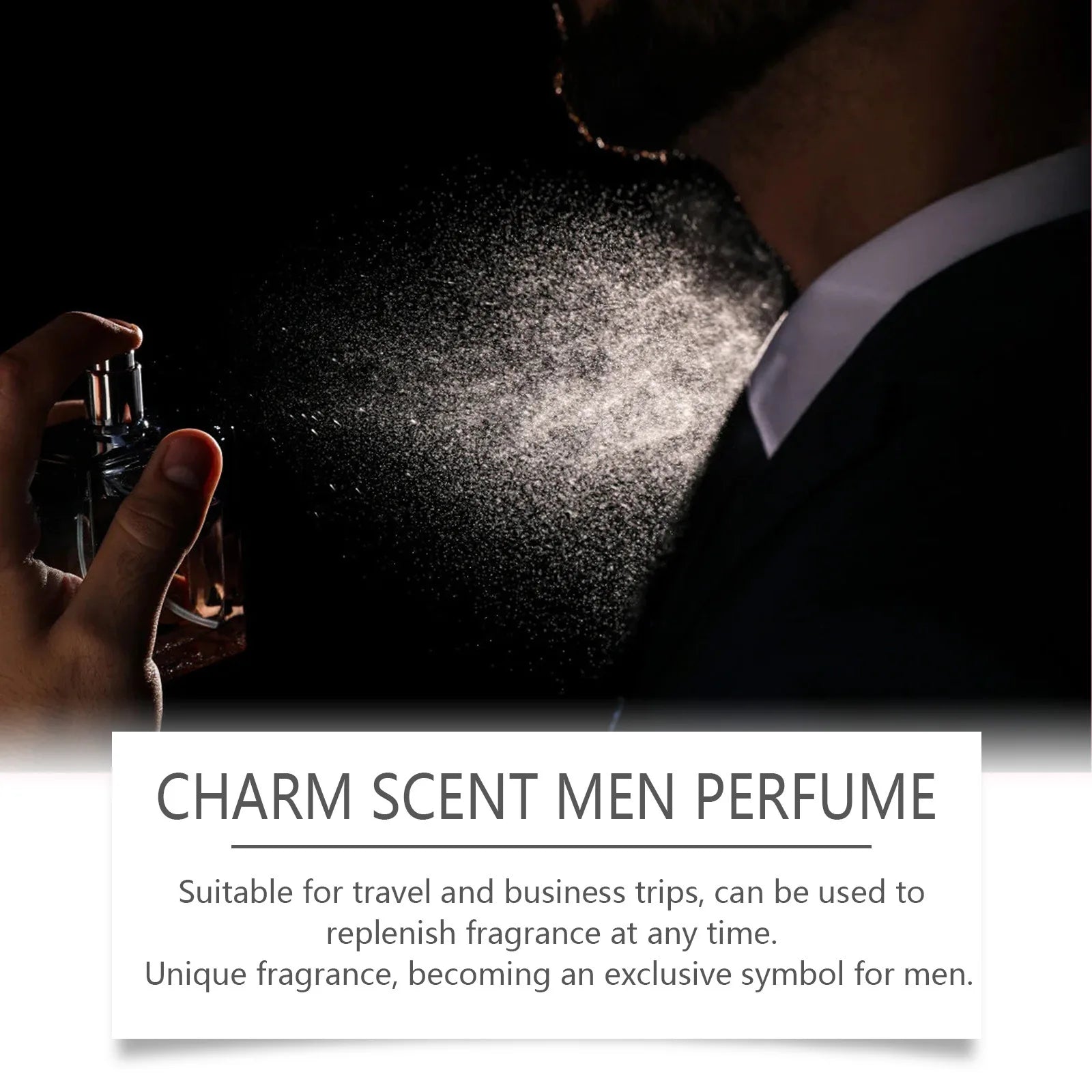 Men Sandalwood Perfume Spray Flirting Pheromone Non-stimulation Long Lasting Scent