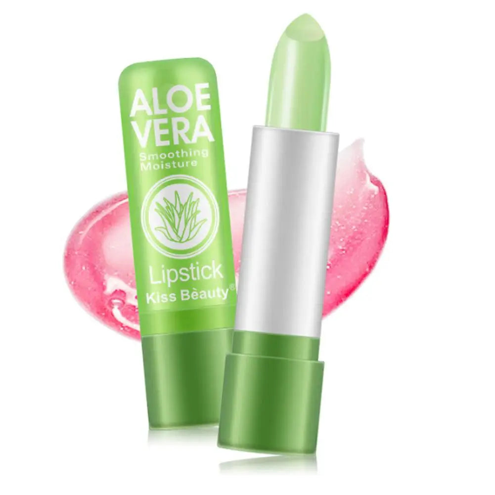 1/2Pcs Spring Aloe Vera Moisturizing Lipstick