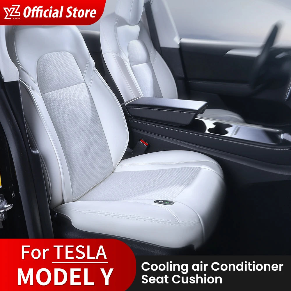 Cushion  Ventilation Seats Cover Model 3 Y Summer Cool Breathable with Fan Ventilated Seat Car Accessories