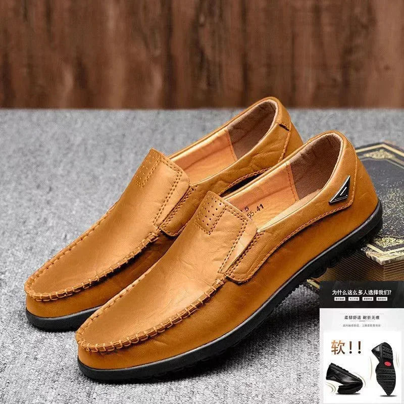 Man Summer Sneakers High Quality Handmade Leather Luxury Men's Shoe