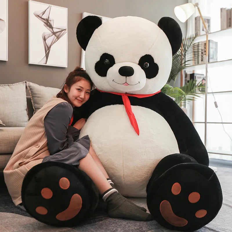 Giant Size Cute Panda Plush Toys Animal Stuffed Dolls Soft Pillow