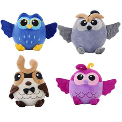 Soft Plush Cartoon Blue Grey Purple Owl Toy Creative Ladys Birthday Stuffed Kawaii Dolls Gift Home Shop Decor