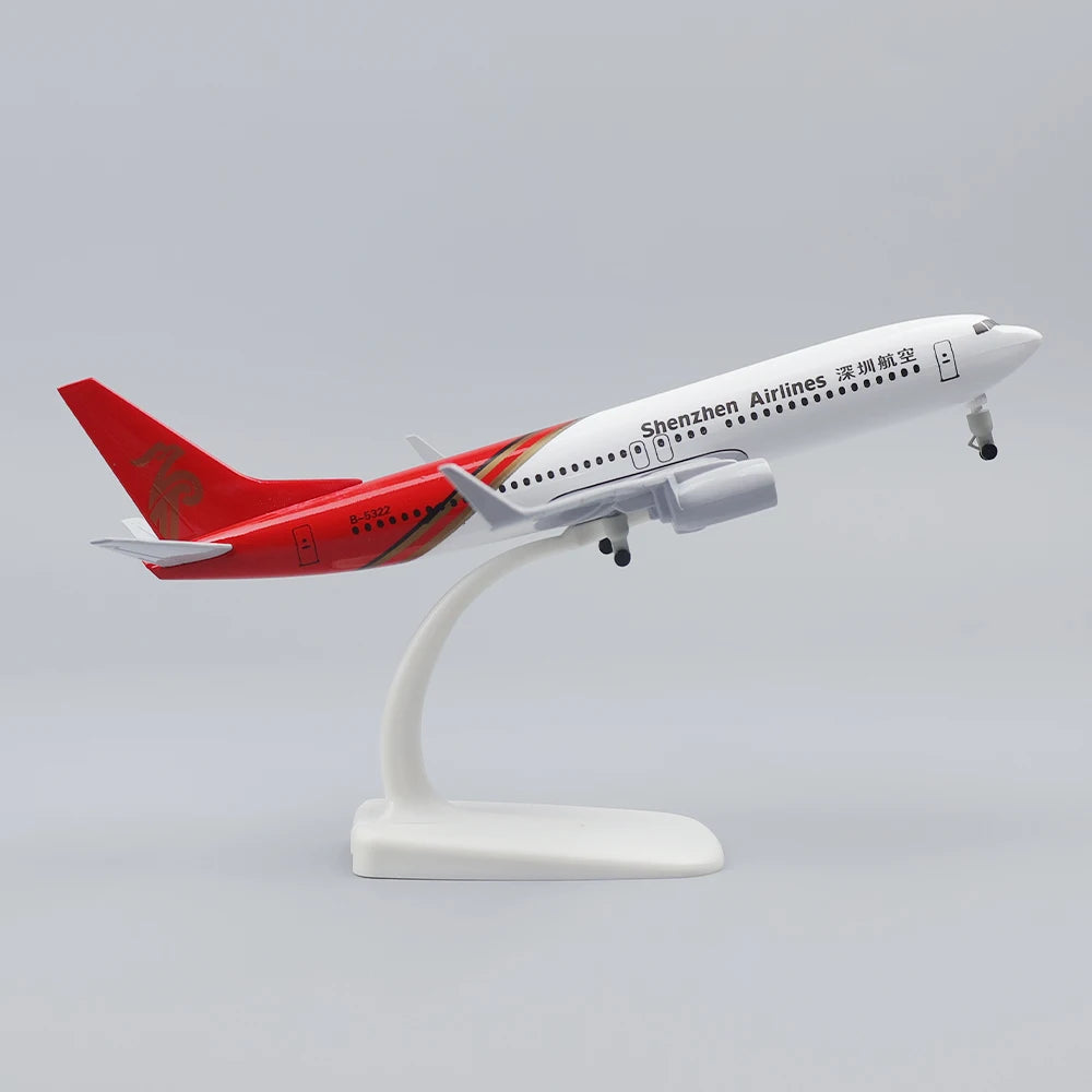 Metal Aircraft Model Replica Alloy Material With Landing Gear Wheels Ornament Toy Gift